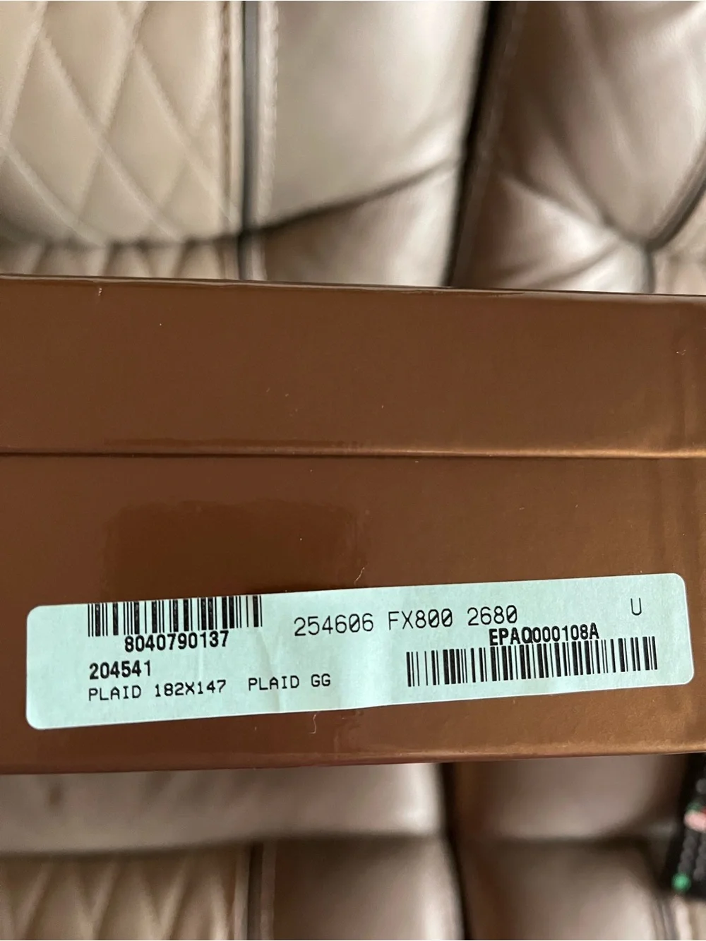 Gucci Wool Blanket new